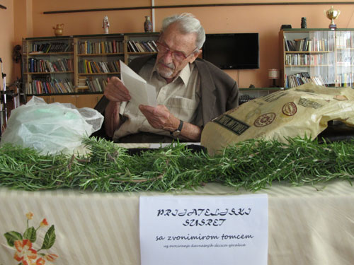 Prijateljski susret sa starim znancem – Zvonimirom Tomcem
