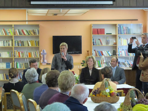 Gđa Kolinda Grabar Kitarović u posjetu Domu za starije i nemoćne osobe Koprivnica