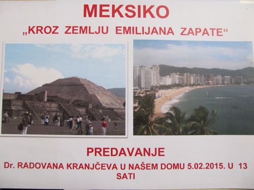 Meksiko  ” Kroz zemlju Emilijana Zapate”