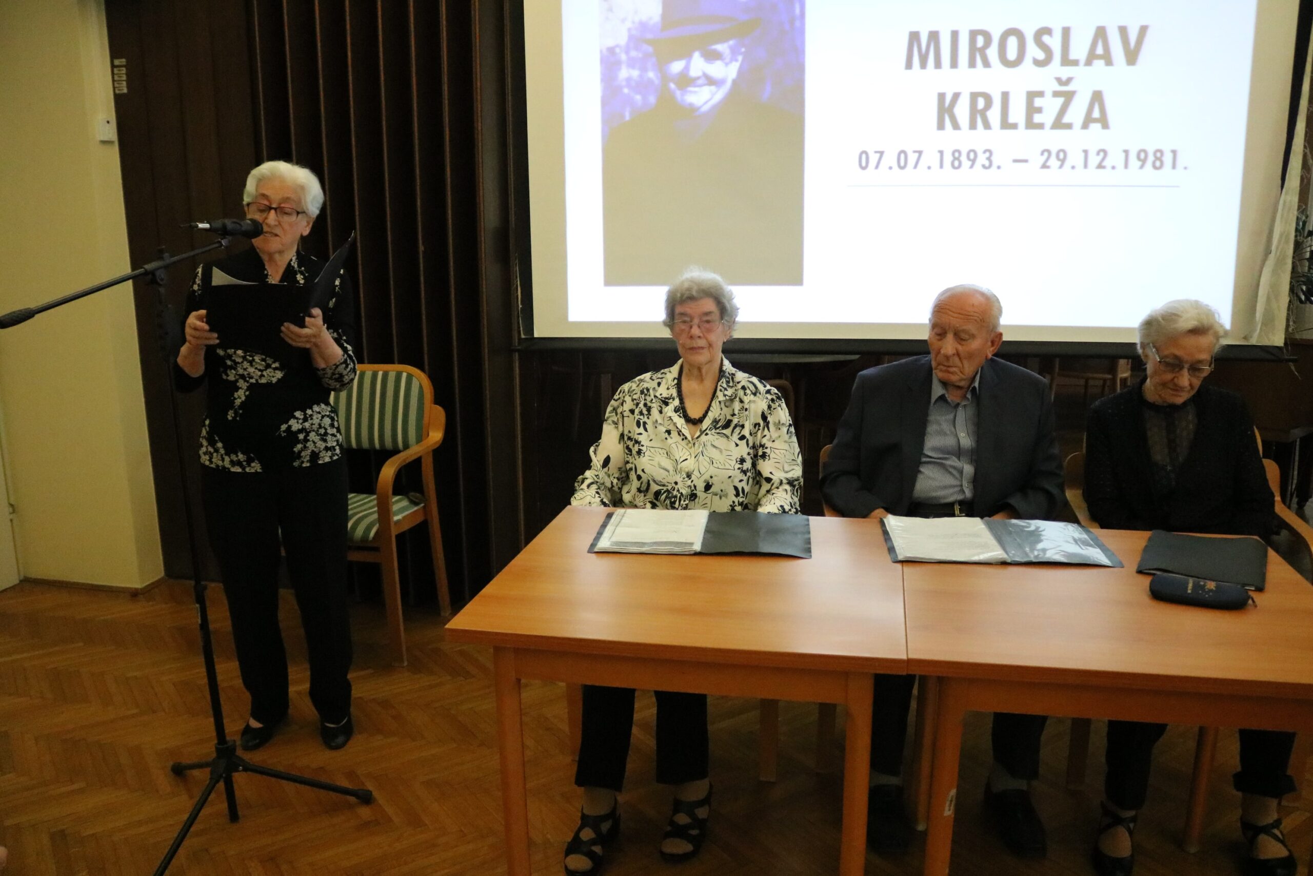 Predavanje o Miroslavu Krleži