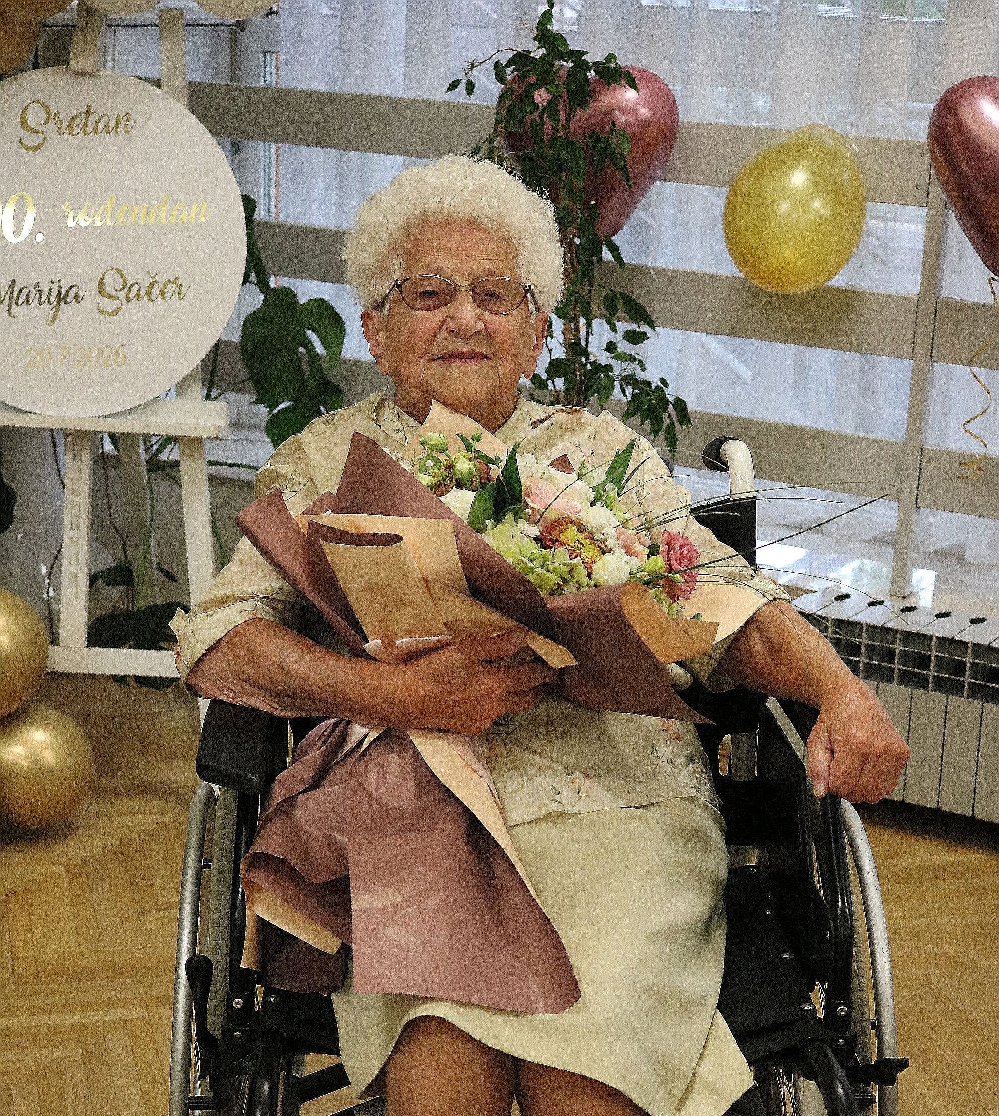 Svečano u našem Domu: Naša draga Marija Sačer proslavila 100. rođendan!